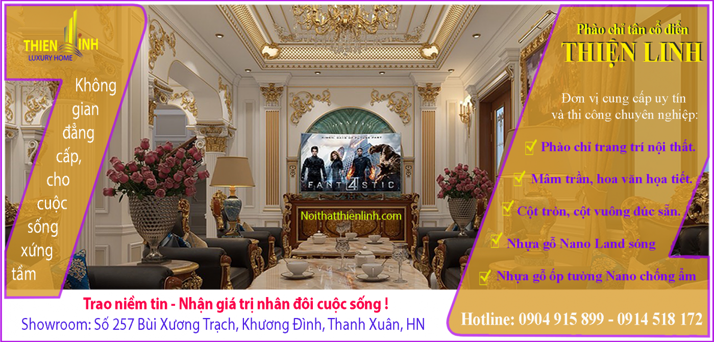 Phào chỉ tân cổ điển Thiện Linh