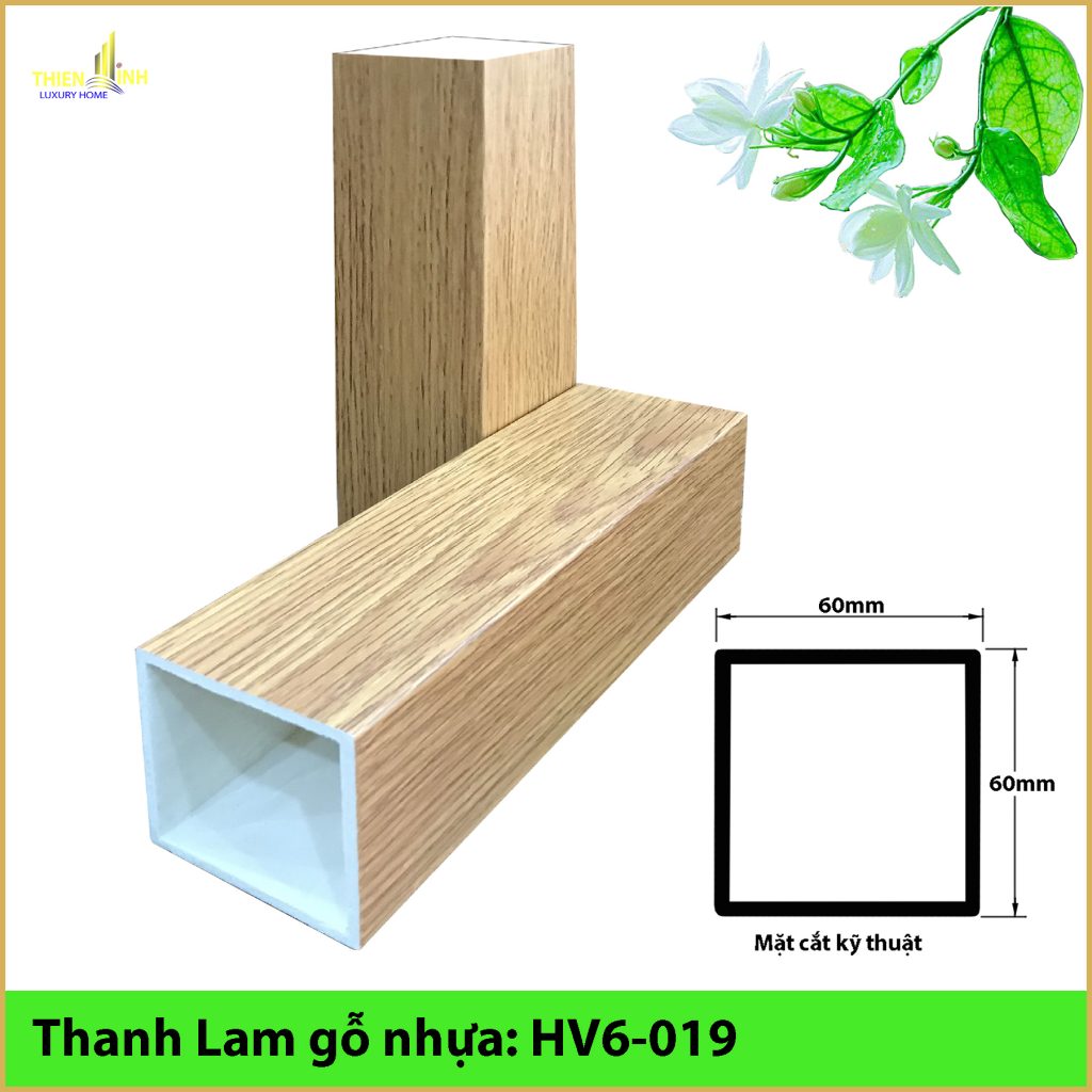 Thanh Lam gỗ nhựa HV6-019