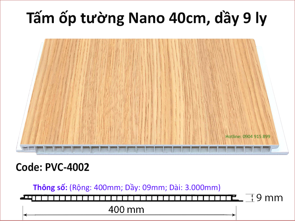 Tấm ốp tường Nano PVC4002